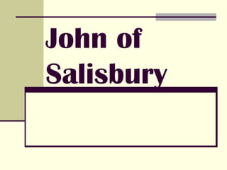 John of Salisbury 