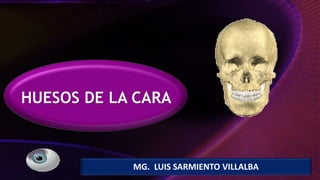 MG. LUIS SARMIENTO VILLALBA
HUESOS DE LA CARA
 