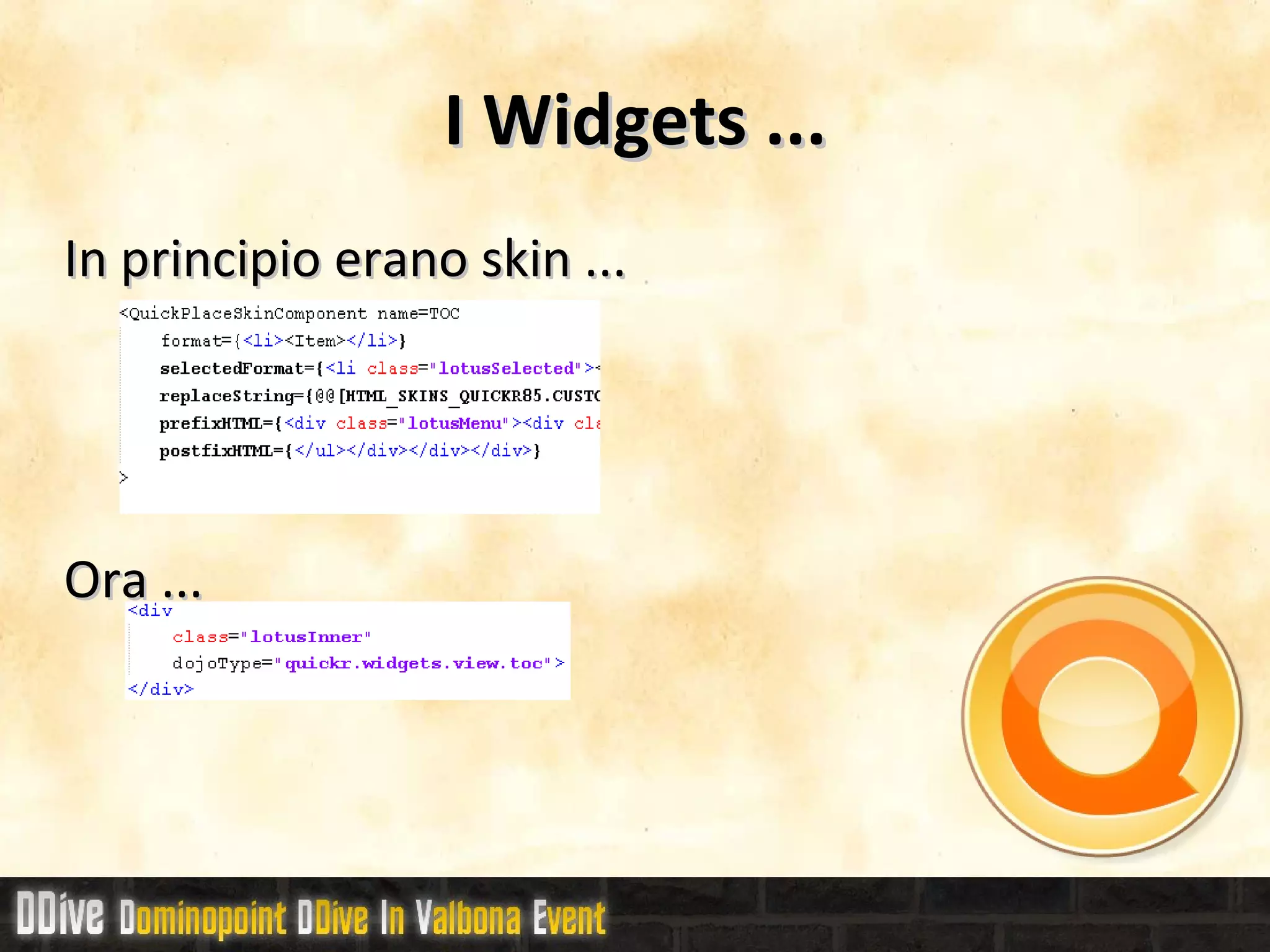 Un po' di cose da sapere Other settings for notes.ini These settings can assist with e-mail generation, setup details, and other items of general usage for the Quickr server: •  QuickPlaceMaxCachedUsers=<n>   Specifies the maximum number of users allowed in the user cache. •  QuickPlaceNestedGroupLimit=<n> Controls how deep LDAP queries are performed to return groups nested in other groups. For example QuickPlaceNestedGroupLimit=1 limits lookups to 1 nested group instead of the default 8. •  QuickPlaceUpgradeServerOnStartup=1  Controls whether a server is upgraded on startup. A value of 0 (zero) disables this setting. •  HTTPAllowDecodedUrlPercent=1 Ensures that an uploaded document or a page attachment whose name includes a special character can be previewed. A name that includes a special character has to be encoded, which introduces the percent sign (%) in the URL. Special characters that need to be encoded can include but are not limited to: ° Dollar (&quot;$&quot;)  ° Ampersand (&quot;&&quot;)  ° Plus (&quot;+&quot;)  ° Comma (&quot;,&quot;)  ° Forward slash/Virgule (&quot;/&quot;)  ° Colon (&quot;:&quot;)  ° Semi-colon (&quot;;&quot;)  • Windows: extmgr_addins=nqpcmextmgr,  AIX: extmgr_ addins=libqpcmextmgr_r.a,  Linux: extmgr_addins=libqpcmextmgr.so Enables AdminP task to work on the Quickr for Domino server. Needs to be added manually to the notes.ini file 
