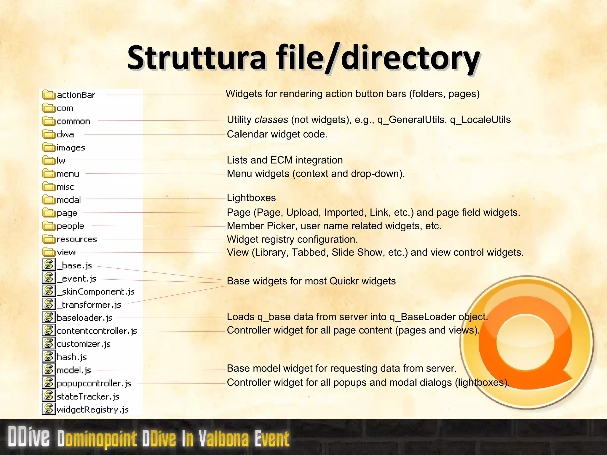 Un po' di cose da sapere Client logging notes.ini settings Enhanced troubleshooting and debug code can be set with the following options: •  $h_Debug Enables the browser to display detailed messages about JavaScript errors that occur on the client, instead of the general Lotus Quickr message, &quot;Unable to process your request at this time&quot;. •  $h_ClientDebugConsole Displays a console log on all clients that access the Lotus Quickr server. For Internet Explorer, the console log is an additional browser window and for other browsers the console log is the JRE Java log console. Use this setting on a temporary basis to help IBM Support troubleshoot specific client-side problems. •  $ h_ExceptionDetail=1 Adds the source code name and line number from which errors and warnings are generated to the error and warning messages that the server sends to the browser. Use this setting on a temporary basis to help IBM Support troubleshoot a problem. : Document preview generatio n logging 
