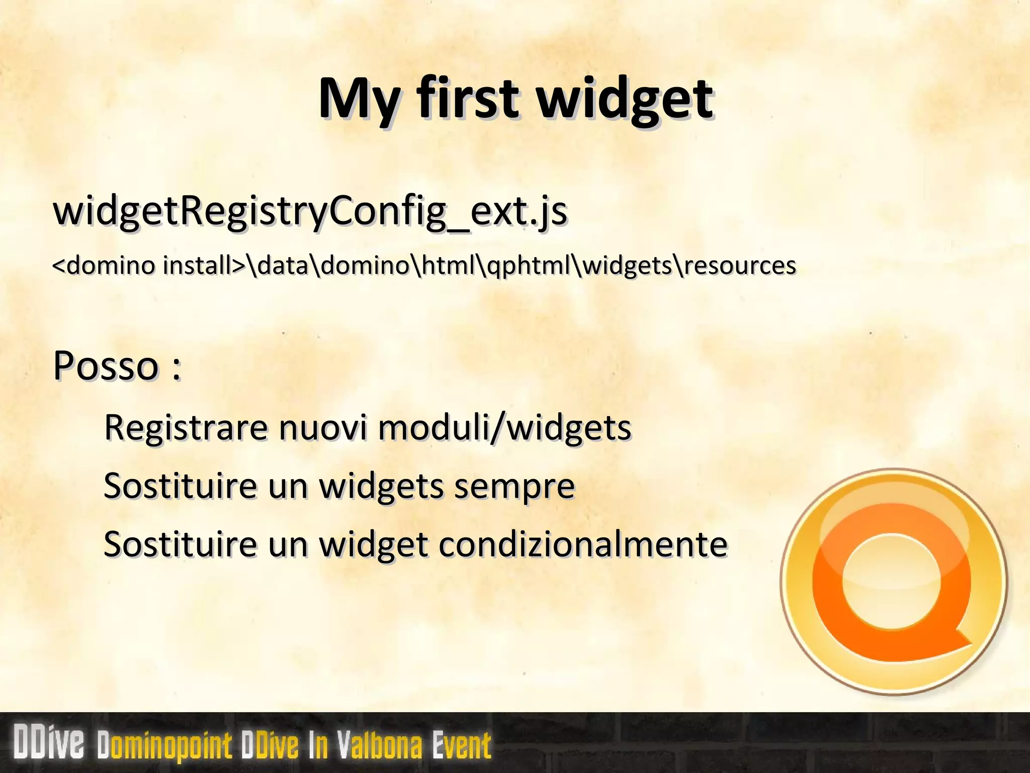 Un po' di cose da sapere Server logging settings for notes.ini A Domino server log is the place where you can see everything that happens and track it properly. If so, then you will need to take advantage of the following options. • QuickPlaceArchiveLogging: Archive tool logging. • QuickPlaceAuthenticationLogging: Authentication logging for authentication events, failures, successes, group expansion, and names list generation. • QuickPlaceCalendarSubscriptionLogging: Calendar event logging.  • QuickPlaceCompressionLogging: Page compression logging. • QuickPlaceDbCommandPerformanceLogging: Server command performance logging. • QuickPlaceExtensionManagerIfLogging: Offline place installation logging. • QuickPlaceHTTPInterfaceLogging: Lotus Quickr and IBM Lotus Domino HTTP interaction logging. It is useful primarily as a first step toward isolating user authentication problems or problems related to the interaction between Lotus Quickr and Lotus Domino. Use with other logging settings, for example,  QuickPlaceAuthenticationLogging—it provides a clearer picture of URL processing. • QuickPlaceJavaLogging: Java Debug logging. • QuickPlaceJavaServerLogging: Java Server logging. • QuickPlaceJniLogging: Java Native Interface (JNI) to C++ layer logging. • QuickPlaceJvmLogging: Java Virtual Machine logging. • QuickPlaceLargePOSTLogging: Large uploads logging. • QuickPlaceLockLogging: Place Lock tool logging. iewLogging: Document preview generatio n logging 