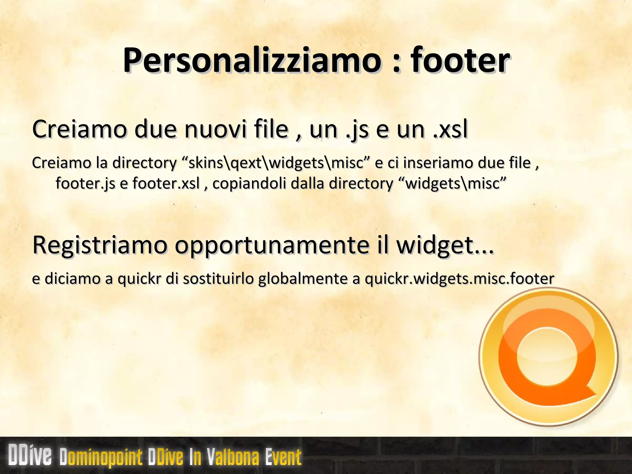 È presente un QPCONFIG_SAMPLE.XML da cui prendere spunto 