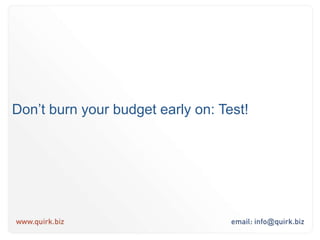 Potential value per conversionThen decide where you want to be…