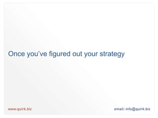 Understanding your customers and competitors is vital to not only guide your strategy, but also your relevant tactics