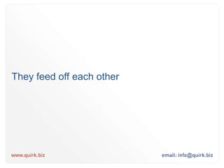 And it’s NOT about “synergy”