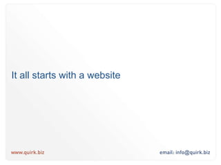 Currently this great site is a lonely islandIntegrate with FB page and Twitter efforts