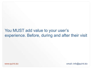 A  hub to drive traffic to