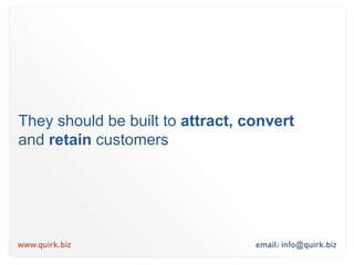 But it can’t just be any old website