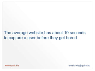 You MUST add value to your user’s experience. Before, during and after their visit
