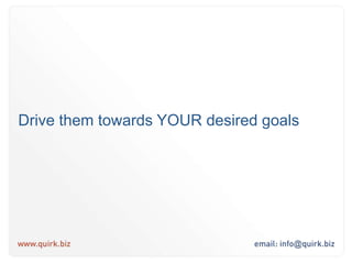 1. Usability and conversion oriented design