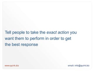 Break up text with bolding, bullets, highlighting, crossheads and contextual interlinking