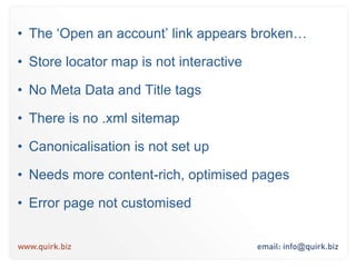 XML sitemapBe remarkable - make your site a resource!