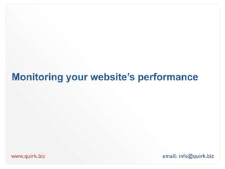 Sites must look professional and demonstrate your credibility... 