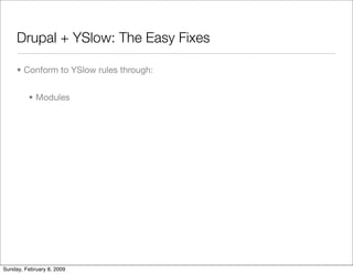 Improving Drupal's Page Loading Performance