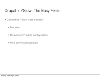 Improving Drupal's Page Loading Performance