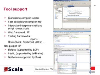 Scala Talk at FOSDEM 2009 | PPT