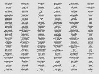 Aaron Patterson
Aditya Bhardwaj
Akinori MUSHA
Alan Moore
Alex Coles
Alex Dowad
Alex Tambellini
Aliaksei Palkanau
Aman Gupta
Anders Bengtsson
Andreas Woess
Andrew Grimm
Andrew Kiellor
Andy Lindeman
Anil Wadghule
Anoop Sankar
Anthony W. Juckel
Antoine Toulme
Arne Hormann
Arun Agrawal
Aslak Hellesøy
AtsuhikoYamanaka
Ben Browning
Benoit Cerrina
Benoit Daloze
Bernerd Schaefer
Bernhard Urban
Bill Dortch
Bob Beaty
Bob McWhirter
Bob Potter
Bohuslav Kabrda
Brad Heller
Brandur
Brian Browning
Brice Figureau
Bruce Adams
Bruno Oliveira
Chad Fowler
Charles Oliver Nutter
Charlie Somerville
Chris Andrews
Chris Heald
Chris Jester-Young
Chris Price
Chris Seaton
Chris Sinjakli
Chris White
Christian
Christian Meier
Christoffer Sawicki
Clayton O'Neill
Clayton Wheeler
Colin Jones
Conrad Irwin
Daniel Azuma
Daniel Hahn
Daniel Lucraft
Daniel Luz
Daniel Marcotte
Daniel Noll
Daniel Pittman
Dario Bertini
Dave Thomas
David Calavera
David Corbin
David Grayson
David Hudson
David Kellum
David Masover
David Pollak
Deepak Giridharagopal
Dennis Ranke
Dmitry Ratnikov
Don Schwartz
Douglas Campos
Dwayne Litzenberger
Ed Sinjiashvili
Edward Anderson
Eric Sendelbach
Erik Michaels-Ober
Frederic Jean
Garrett Conaty
Gerard Fowley
Gino Lucero
Greg Mefford
Gustav Munkby
Gustavo Frederico
Temple Pedrosa
Heiko W. Rupp
Hiro Asari
Hironobu Nishikokura
Hiroshi Nakamura
Hongli Lai (Phusion)
Iain Barnett
Ian Dees
Isaiah Peng
Jacob Evans
Jake Goulding
James Abley
James Pickering
Jan Arne Petersen
Jan Graichen
Jan Xie
Jason Karns
Jason Staten
JasonVoegele
Javier
Jay
Jeff Pace
Jeff Simpson
Jeff Stone
Jeremy Evans
Jez Ng
Joe
Joe Kutner
Joey Gibson
John Croisant
John F. Douthat
John Firebaugh
John Shahid
Jon Zeppieri
Jonathan Adams
Jordan Sissel
Jose Rivera
Josef Haider
Joseph LaFata
Josh Ballanco
Josh Matthews
Joshua Go
Juergen Herzog
Kamil Bednarz
Karol Bucek
Kenichi Kamiya
Ketan Padegaonkar
Kevin Menard
Kohsuke Kawaguchi
Koichiro Ohba
Konstantin Haase
Kouhei Sutou
Kristian Meier
Kubo Takehiro
Kyrylo Silin
Lars Westergren
Lelon Stoldt
Leonardo Borges
Lin Jen-Shin
Loren Segal
Luca Simone
Lucas Allan Amorim
Malte Swart
Manish
Marcin Mielzynski
Marcin Mielżyński
Mark McCraw
Mark Rada
Mark Triggs
Mark Warren
Martin Harriman
Martin Ott
Martin Traverso
Mateusz Lenik
Matjaz Gregoric
Matt Hauck
Matt Wilbur
Matt Wilson
Matthew Denner
Matthew Kerwin
Matthias Grimmer
Maximilian Konzack
MenTaLguY
Micah Martin
Michael J. Cohen
Michael Klishin
Michael Kohl
Michal Papis
Mike Dalessio
NAKAMURA
NARUSE,Yui
Naoto "Kevin" IMAI
TOYODA
Nicholas Jefferson
Nick Howard
Nick Klauer
Nick Klauer (a03182)
Nick Muerdter
Nick Sieger
Ola Bini
Ole Christian Rynning
Olov Lassus
Ori Kremer
PabloVarela
Patrick Mahoney
Patrick Pleneﬁsch
Patrick Toomey
Paul Brown
Paul Mucur
Paul Phillips
Pekka Enberg
Peter Suschlik
PeterVandenabeele
Phil Smith
Philip Jenvey
Pierre-Yves Ritschard
Pierrick Rouxel
Prathamesh Sonpatki
Rajarshi Das
Rhett Sutphin
Rick Ohnemus
Riley Lynch
Robert Glaser
Robin Dupret
Robin Message
Rohit Arondekar
Ron Dahlgren
Ryan Blue
Ryan Brown
Ryan Fowler
Sakumatti Luukkonen
SamuVoutilainen
Satoru Chinen
Scott Blum
Scott Clasen
Seamus Abshere
Sebastian Staudt
Sebastien Le Callonnec
Seth Wright
Shugo Maeda
Smit Shah
Stefan Huber
Stefan Matthias Aust
Stephen Bannasch
Steven Cook
Steven Parkes
Subramanya Sastry
Syver Enstad
Sébastien Le Callonnec
Ted Pennings
Teemu
Theo
Theo Hultberg
Thomas E Enebo
Thomas E. Enebo
Thomas Enebo
Thomas Wuerthinger
Tim Felgentreff
TobiVollebregt
Tobias Crawley
Travis Tilley
Tristan Hill
Unbit
Uwe Kubosch
Vipul A M
Vishnu Gopal
Vitor de Lima
Vladimir Sizikov
Vít Ondruch
Wayne Meissner
William Thurston
Xavier Shay
Xb
Yoko Harada
Yosuke
Zach Anker
amuino
areman
arkxu
donv
elcubo
enebo
eregon
geemus
hmalphettes
james
jc00ke
john muhl
jonforums
josedonizetti
kares
kiichi
kristian
lfstad-bren
mkristian
mohamed
peter royal
qbproger
rdp
retnuh
rogerdpack
rohit
ryenus
sglee77
simonjsmithuk
takeru
tduehr
the8472
thedarkone
timfel
tnarik
uid41545
unknown
wayne
williamd
wpc
yousuke
zszugyi
 
