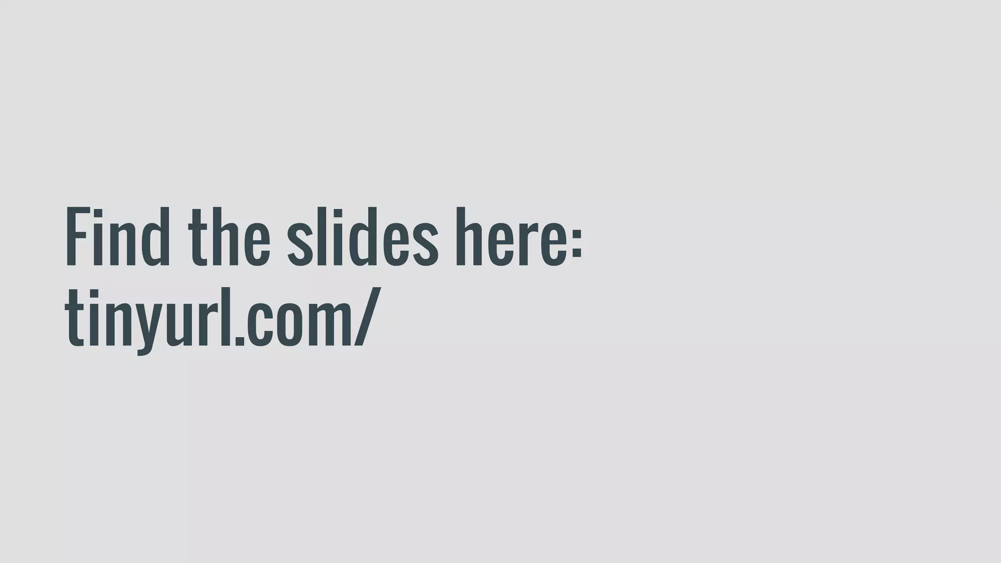 Find the slides here:
http://tinyurl.com/fosdem-articleplaceholder
 