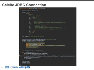 Calcite JDBC Connection
27
 