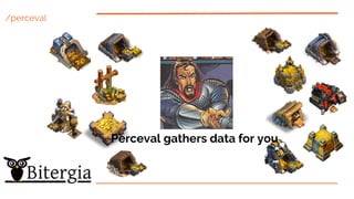 /perceval
Perceval gathers data for you
 