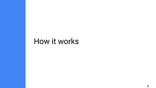 How it works
9
 