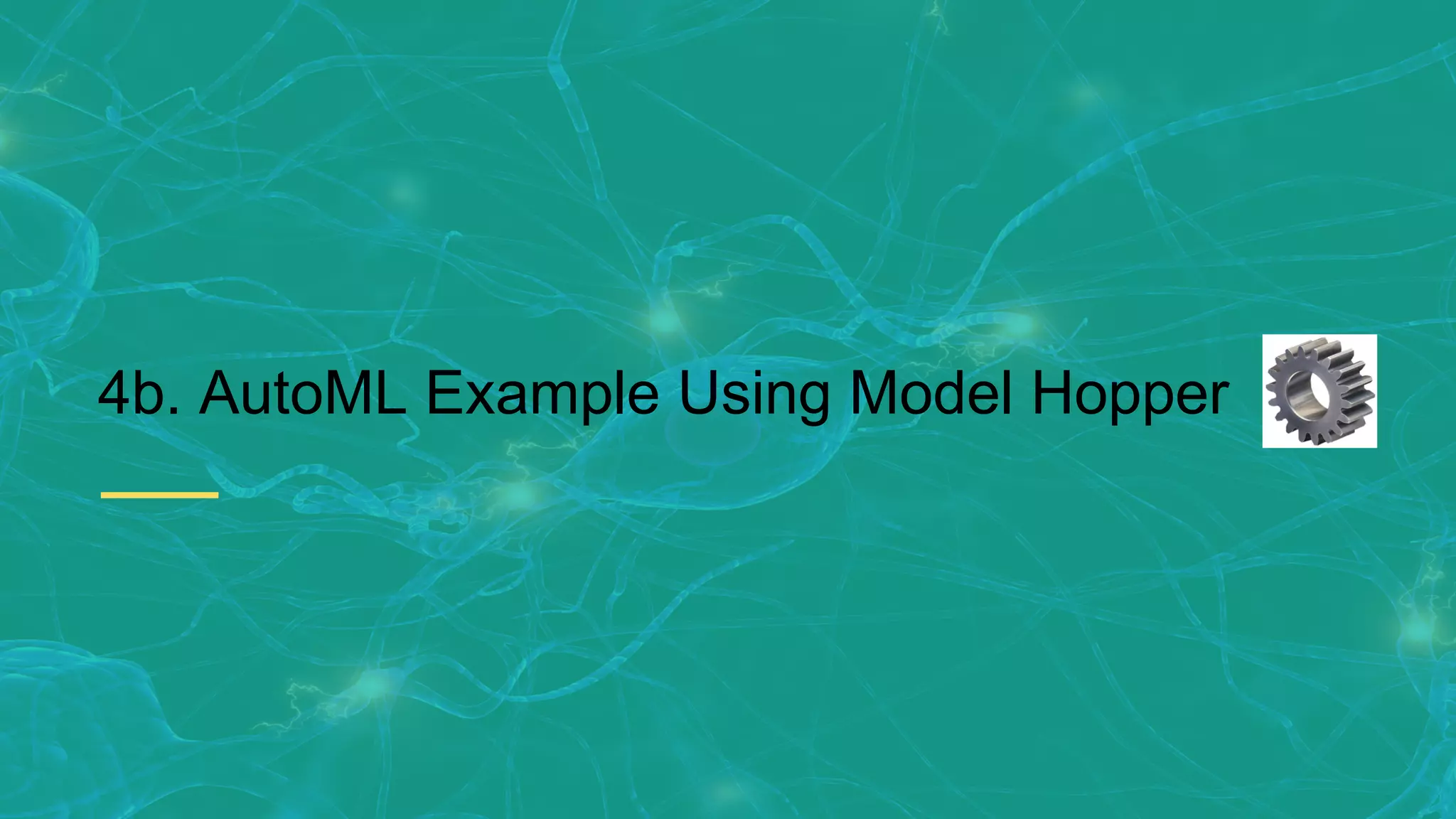 4b. AutoML Example Using Model Hopper 
