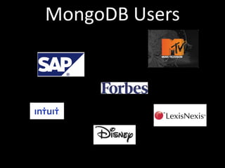 MongoDB Users
 