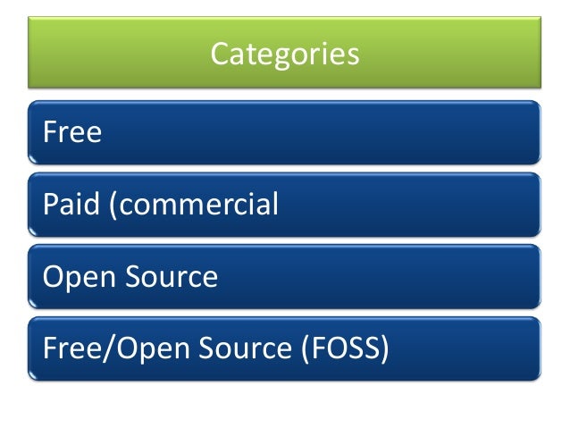 free and open source software foss Open source software (oss) is distributed under a licensing for the general public to use and modify from its original design free of charge. free and open source software foss Open source software (oss) is distributed under a licensing for the general public to use and modify from its original design free of charge.