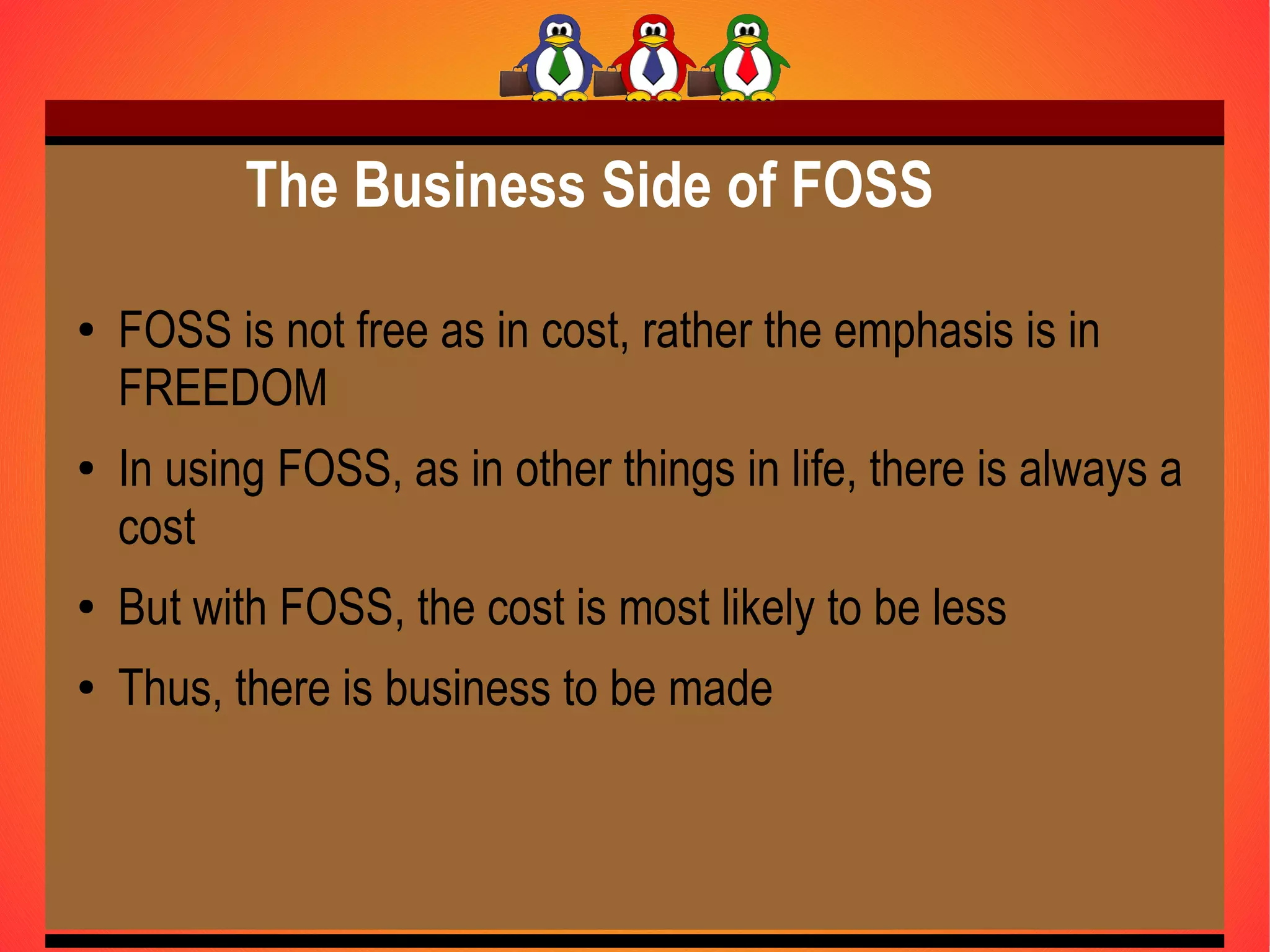 Foss Biz Model - Holden Hao