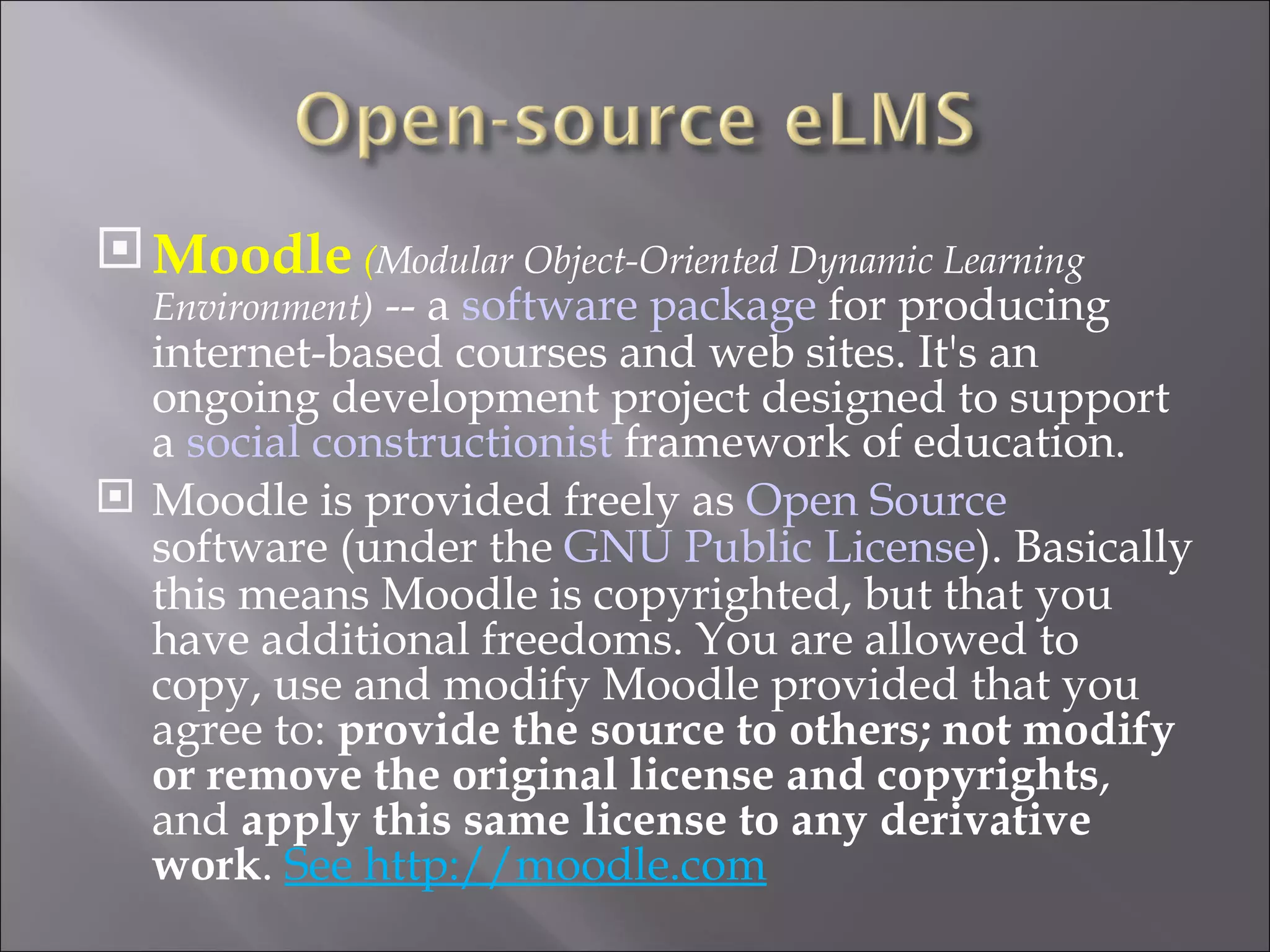 Foss E-Learning Star