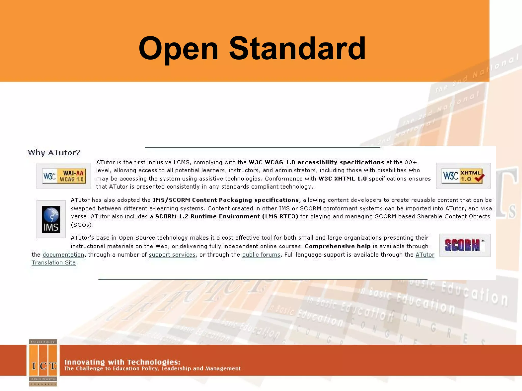 Open Standard 