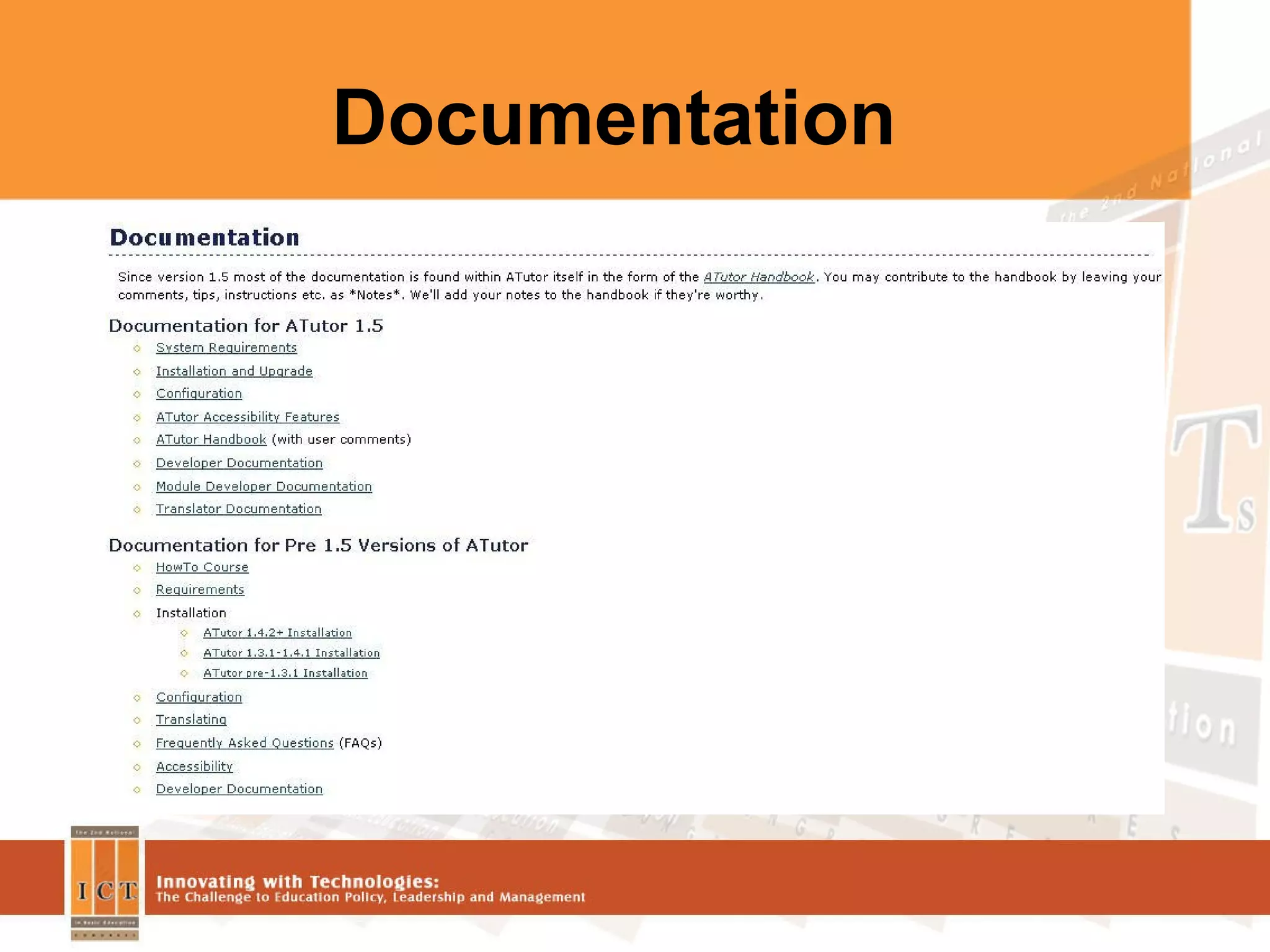 Documentation 