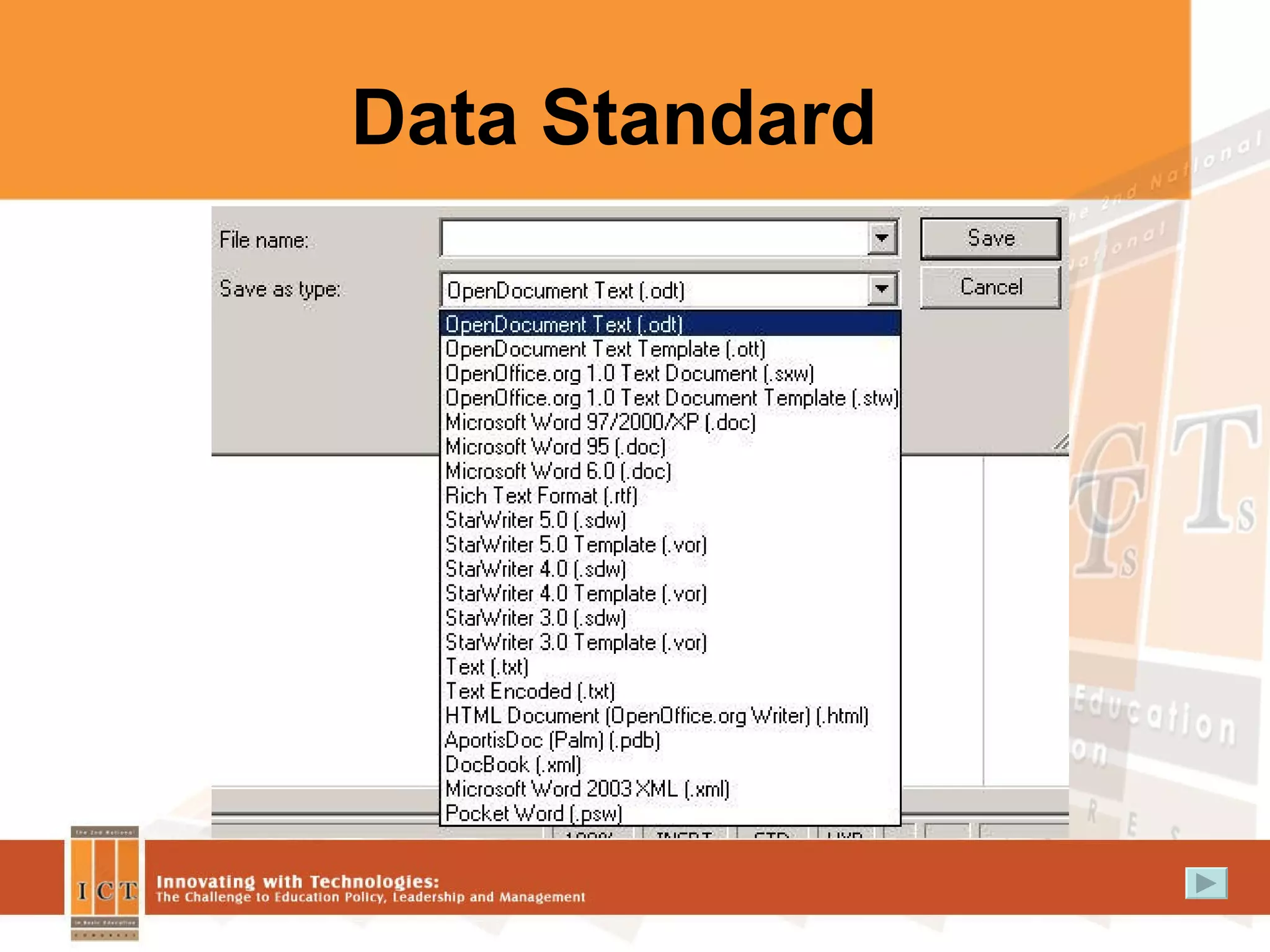 Data Standard 