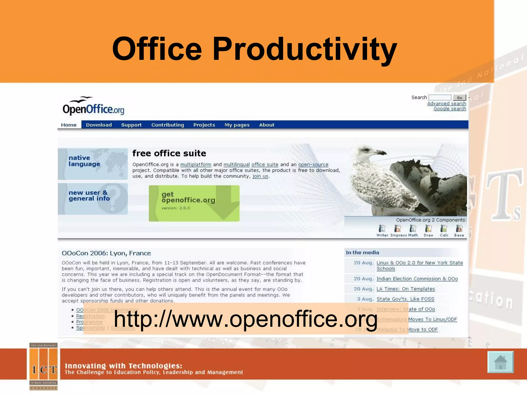Office Productivity http://www.openoffice.org 