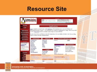 Resource Site http://www.linux.org 