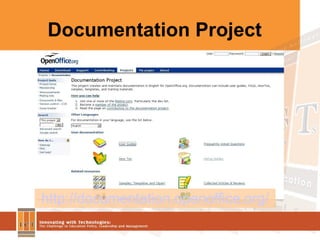 Documentation Project http:// documentation.openoffice.org / 
