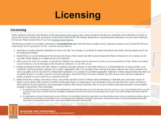 Licensing 