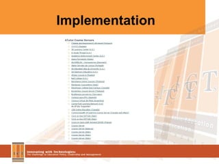 Implementation 