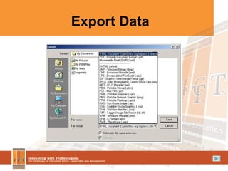 Export Data 