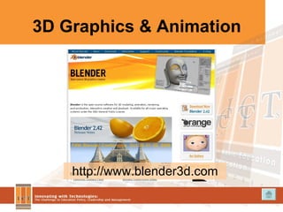 3D Graphics & Animation http://www.blender3d.com 