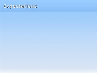 Expectations 