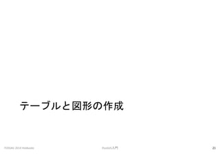 Ʃ`֥ȇΤ
FOSS4G 2014 Hokkaido PostGIST 21
 