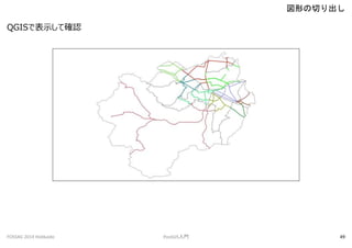 QGISǱʾƴ_J
ΤФ
FOSS4G 2014 Hokkaido PostGIST 49
 