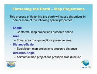 Map Geodezy Geodesy, Map Projections - Introduction | PDF