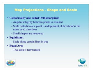 Geodesy, Map Projections - Introduction | PDF