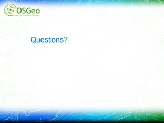 2001: Initial implementation, thanks to funding from NRCan's Canadian Forest Service (CFS)  