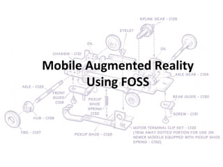 Mobile Augmented Reality Using FOSS 