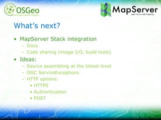 mod-geocache / mapcache - A fast tiling solution for the apache web ...