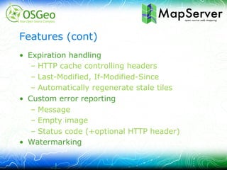 mod-geocache / mapcache - A fast tiling solution for the apache web ...