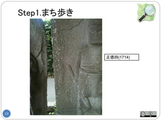 Step1.まち歩き



                  正徳四(1714)




13
 